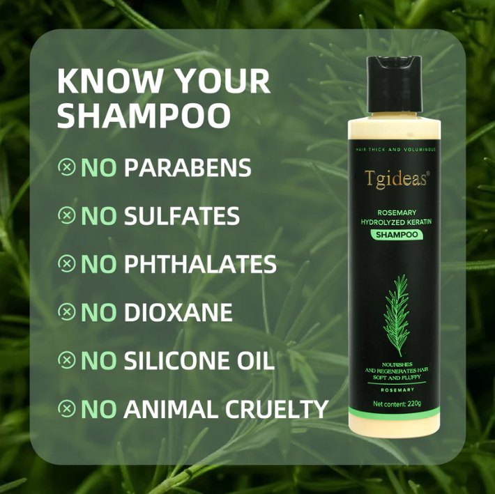 Tgideas®Rosemary Shampoo Hair Growth & Anti-Dandruff Scalp Treatment