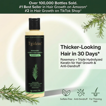 Tgideas®Rosemary Shampoo Hair Growth & Anti-Dandruff Scalp Treatment