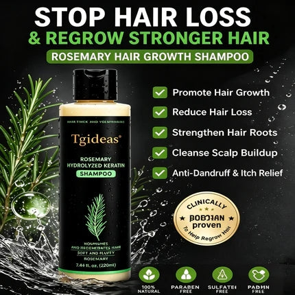 Tgideas®Rosemary Shampoo Hair Growth & Anti-Dandruff Scalp Treatment